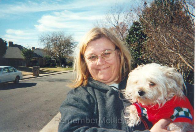 tina-mollie-meadowcreek.jpg - On a cold day in the old neighborhood